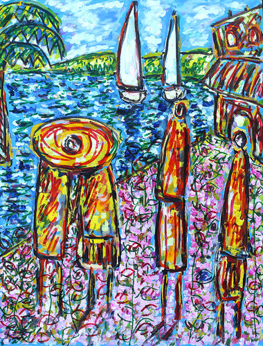 Hat for two van Jean Mirre, Schilderij te koop op Singulart