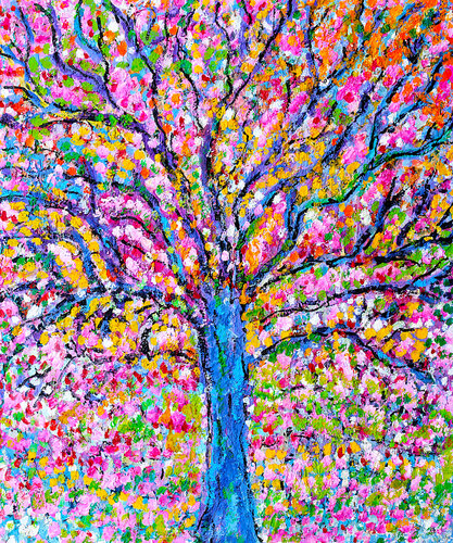 ExPlénitude des arbres van Jean Mirre, Schilderij te koop op Singulart