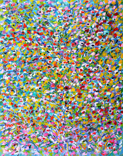 Arbre et oiseaux von Jean Mirre, Malerei kaufen auf Singulart