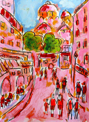 Peaceful resto di Jean Mirre, Opera su carta in vendita su Singulart