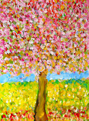 Journée printanière van Jean Mirre, Werk op papier te koop op Singulart