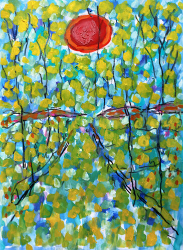 La vie à la campagne van Jean Mirre, Werk op papier te koop op Singulart