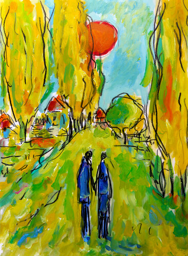 Amour provençal van Jean Mirre, Werk op papier te koop op Singulart