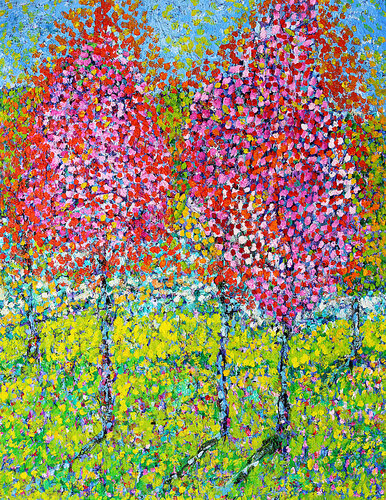 Yoga   SOLD van Jean Mirre, Schilderij te koop op Singulart