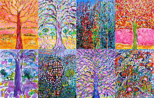 For trees sake van Jean Mirre, Schilderij te koop op Singulart