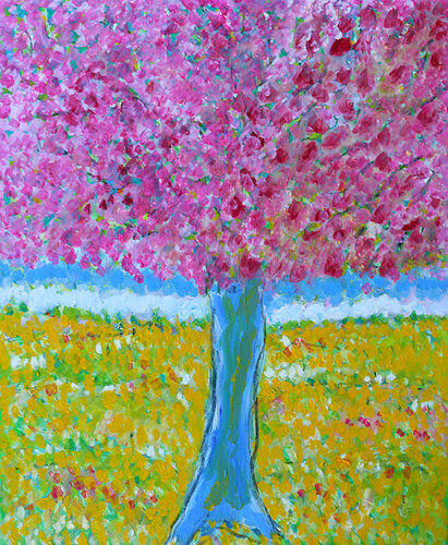 Soul tree by Jean Mirre, Painting for Sale on Singulart