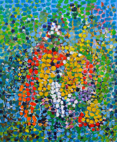 Bursting life di Jean Mirre, Pittura in vendita su Singulart