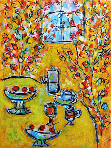 Série Petit dej Mardi by Jean Mirre, Work on Paper for Sale on Singulart