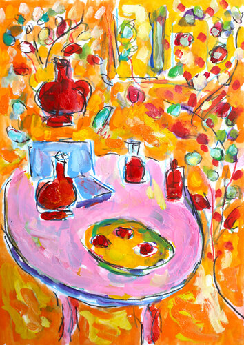 Série Petit dej Vendredi van Jean Mirre, Werk op papier te koop op Singulart