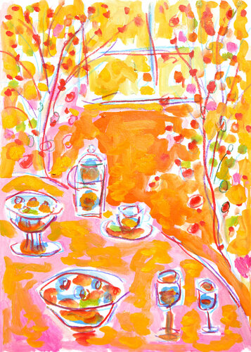 Le nouveau breakfast van Jean Mirre, Werk op papier te koop op Singulart