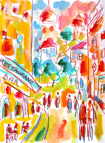 Merry June by Jean Mirre, Work on Paper for Sale on Singulart