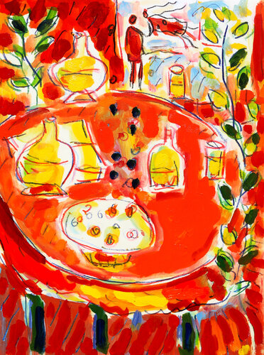 exLove and fly away van Jean Mirre, Werk op papier te koop op Singulart