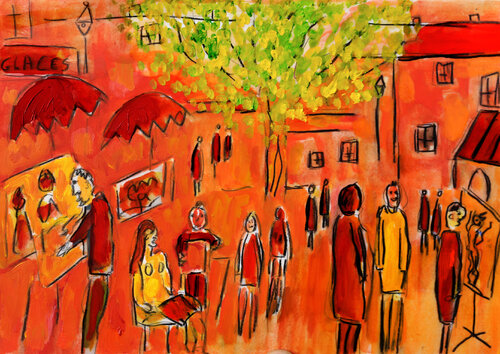 Glaces by Jean Mirre, Work on Paper for Sale on Singulart