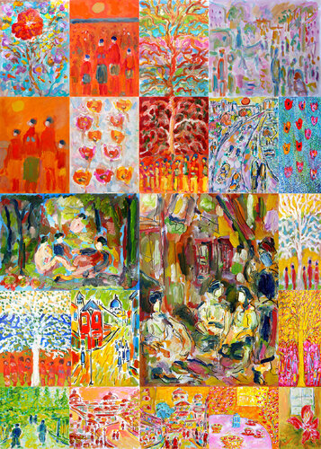 Peintures de juin van Jean Mirre, Werk op papier te koop op Singulart