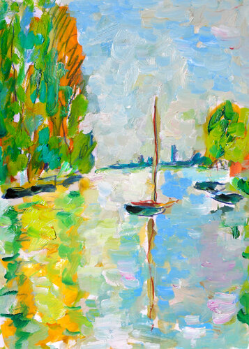 Spying Monet di Jean Mirre, Opera su carta in vendita su Singulart