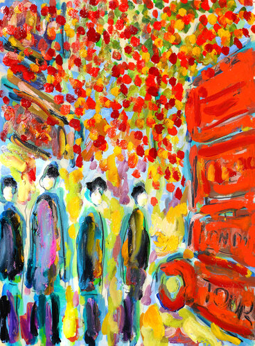 Love me do par Jean Mirre, Œuvre sur papier en vente sur Singulart