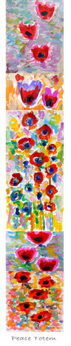 Peace Totem van Jean Mirre, Schilderij te koop op Singulart