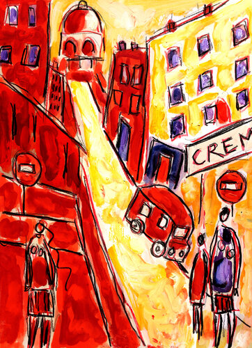 Pigalle rouge von Jean Mirre, Werk auf Papier kaufen auf Singulart