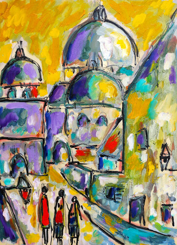 Quartier Sacré-Cœur von Jean Mirre, Werk auf Papier kaufen auf Singulart