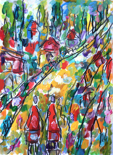 Love in chaos von Jean Mirre, Werk auf Papier kaufen auf Singulart