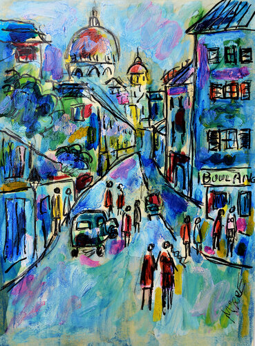 Paris rêve by Jean Mirre, Painting for Sale on Singulart