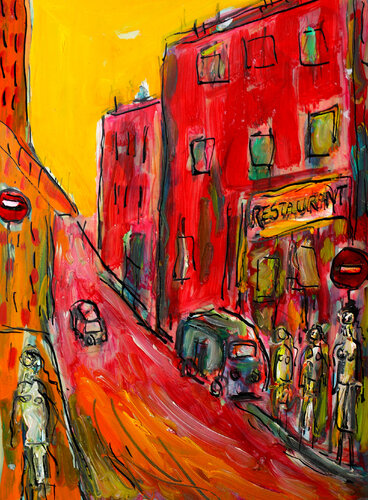 Pigalle van Jean Mirre, Schilderij te koop op Singulart