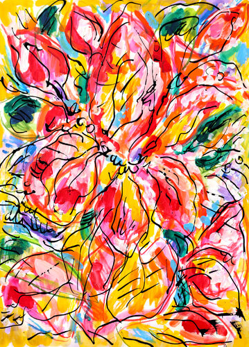 Bonheur des fleurs von Jean Mirre, Malerei kaufen auf Singulart