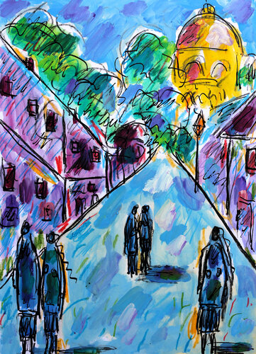 Florence par Jean Mirre, Peinture en vente sur Singulart