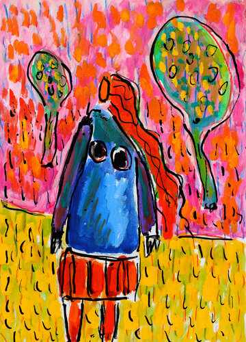 exHeureuse et féministe van Jean Mirre, Schilderij te koop op Singulart