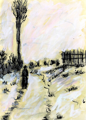 Silence blanc par Jean Mirre, Peinture en vente sur Singulart