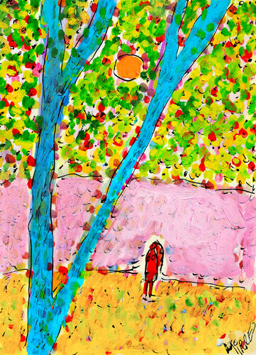 Emily Dickinson par Jean Mirre, Peinture en vente sur Singulart