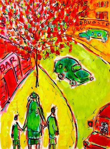 Drugstore par Jean Mirre, Peinture en vente sur Singulart