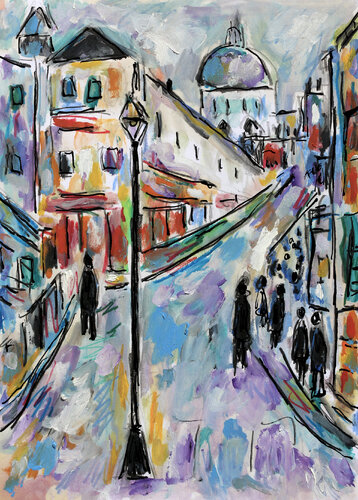 Complainte de la Butte di Jean Mirre, Pittura in vendita su Singulart