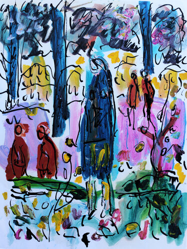 Jadis di Jean Mirre, Pittura in vendita su Singulart
