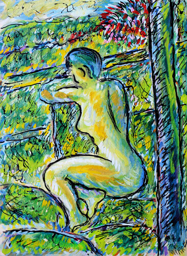 Contemplation di Jean Mirre, Pittura in vendita su Singulart