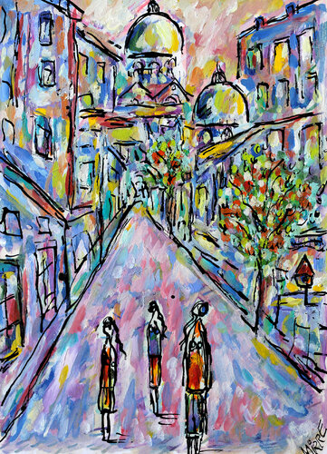 L'âme des poètes par Jean Mirre, Peinture en vente sur Singulart
