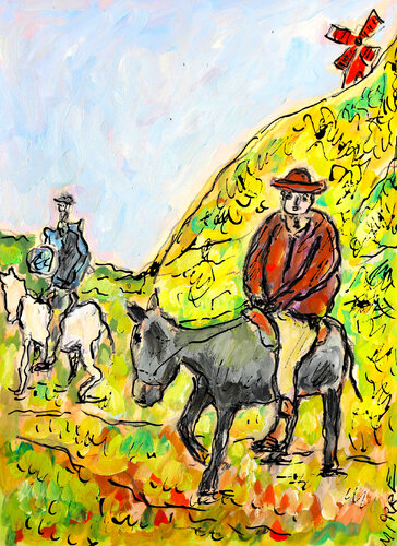 Sancho par Jean Mirre, Peinture en vente sur Singulart