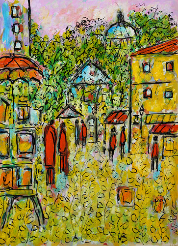 Instant par Jean Mirre, Peinture en vente sur Singulart