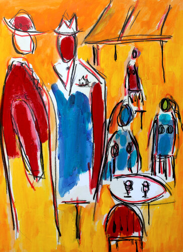 Monsieur et Madame di Jean Mirre, Pittura in vendita su Singulart