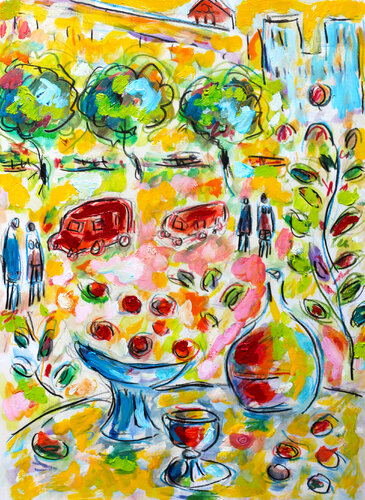 Petit bonheur par Jean Mirre, Peinture en vente sur Singulart