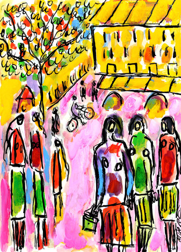 Lycée di Jean Mirre, Pittura in vendita su Singulart