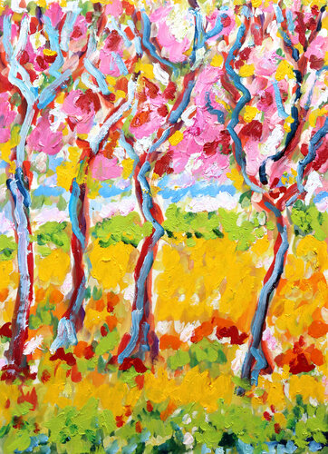 Bois joli par Jean Mirre, Peinture en vente sur Singulart