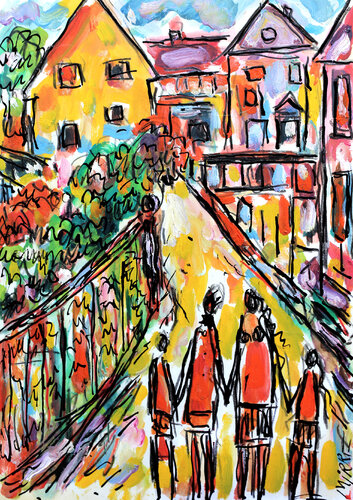 Tyrol par Jean Mirre, Peinture en vente sur Singulart