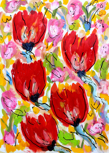 Fanfan la Tulipe van Jean Mirre, Schilderij te koop op Singulart