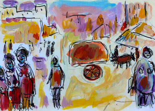 Foin di Jean Mirre, Pittura in vendita su Singulart