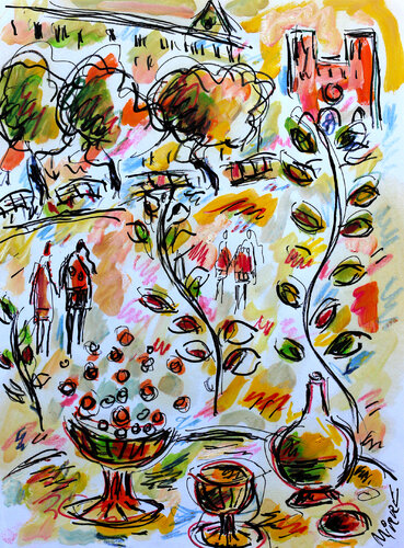 Légèreté by Jean Mirre, Painting for Sale on Singulart