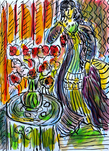 Volutes de Matisse von Jean Mirre, Malerei kaufen auf Singulart