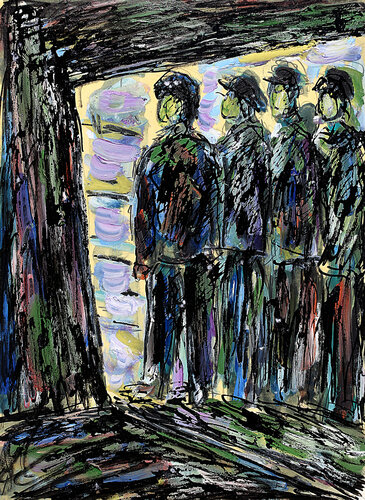 Mineurs de fond de Jean Mirre, Pintura a la venta en Singulart
