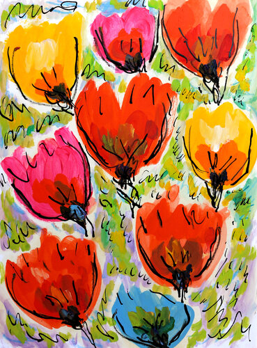 exPimpantes par Jean Mirre, Peinture en vente sur Singulart