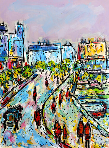 Pont de Paris van Jean Mirre, Schilderij te koop op Singulart